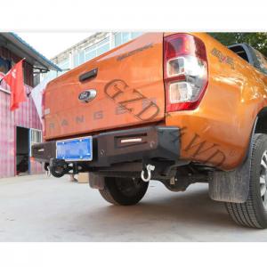 Powder Coated Heavy Duty Steel Rear Bumper Guard For Ford Ranger t7 2015+