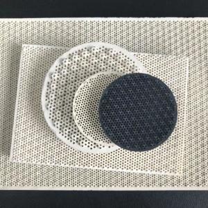 China Heat Resist Element Refractory Ceramics Plate Porous Ceramic Cordierite Honeycomb supplier