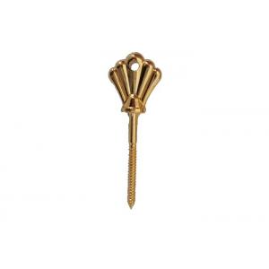 Gold 1# Coffin Screw Coffin Fittings Casket Surface Decoration For Casket Fastening