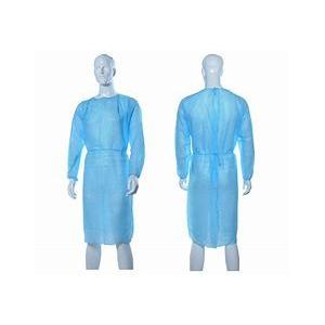 Nonwoven PP Nursing Disposable Hospital Gowns For Women , CE Standard