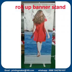 China Roll Up Retractable Display Banners For Indoor Advertising supplier