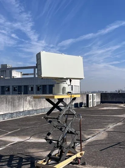 China 360 Degrees Antenna Rotation Low Altitude Radar with 1 M Resolution and ≤3 S Data Refresh wholesale