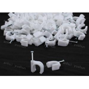 Clips de câble en plastique blanc 4mm-25mm Polyester pour sac/boîte Clip de câble de fil de cercle en plastique toutes tailles
