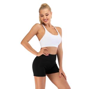 Women Workout Yoga Shorts High Waist Booty Short Pants