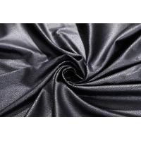China Wrinkle Black Faux Suede Bed Sheets Polyester 155cm on sale