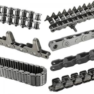 China Stainless steel Precision Roller / Lifting Chain With Straight Side Plates / Short Pitch supplier
