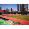 School Construction Project Case Prefabricated Roll Running Track for Standard