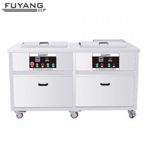 Twin Tank 61L 40khz Ultrasonic Cleaner For Aircrafts Parts Marine Engine Fuel Systems Pump Parts