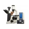 LED Trinocular Inverted Fluorescence Microscope with CCD color camera