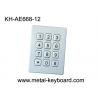 China IP65 Industrial Metal Numeric Keypad , Anti - vandal num keypad with long life wholesale