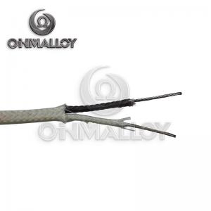 China Custom Thermocouple Cable Single Glass Braid W/ Fiberglass Jacket supplier