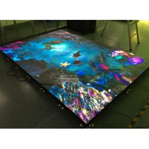 ODM Party Wedding Dance Floor Led Screen Hire 2800Hz For Stage Tile