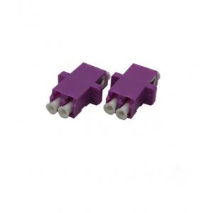 China LC - LC DX Fiber Optic Adapter , Plastic Material Fiber Optic Connector Adapters supplier