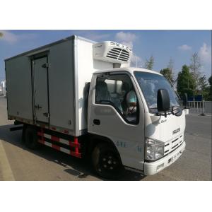 China ISUZU 2 Tons Ice Box Truck , Refrigerated Cold Room Truck For Frozen Fish Transportation supplier