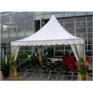 China Sunshade High Peak Party Tent Gazebo Canopy With Transparent PVC Windows supplier