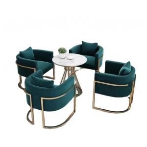 Metal Frame Commercial Cafe Table And Chairs