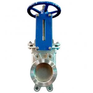 China Cast Steel Flanged BS5150 PN10 Knife Valves Manual Power supplier