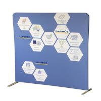 China Portable Tension Fabric Displays Free Standing Photo Booth Recycled Materials on sale