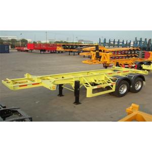 China 40 Ton 12R22.5 Skeleton Container Semi Trailer T700 Container Van Trailer supplier