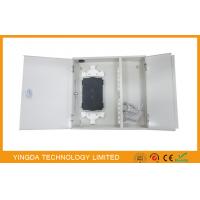 China 2 Doors ODN PON Fiber Optic Termination Box, Wall Mount Terminal Box With Key on sale
