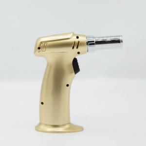China Scorch Torch Flambing Single Flame Butane Refillable Torch Lighter Cigar supplier