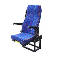 China Luxury Coach Bus Folding Seats 840mm Cloth Fabric 3 Point Retractable on sale