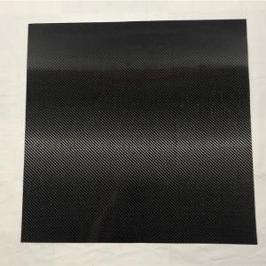 China 3mm Aging Resistant Carbon Fiber Board 3K Twill Weave supplier