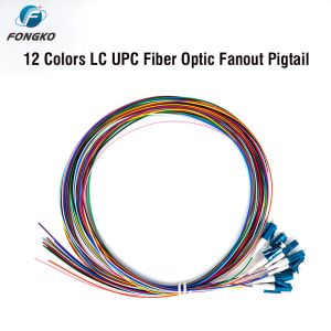 China FONGKO 12 Core 0.9mm G652D Pigtail de fibra óptica de PVC Buldle Pigtail LC FC SC ST UPC APC Pigtails de fibra óptica wholesale