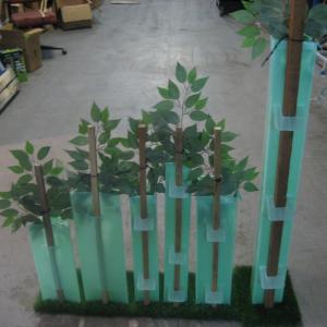 China PP Corrugated Plastic Tree Guard Corflute Sustainable Tree Guards supplier