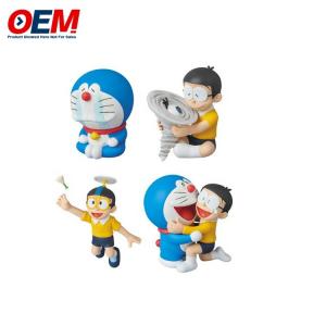 China Custom Doraemon Doll Toy Plastic Cartoon Character 3D Toy supplier