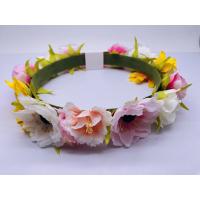 China Girls Elastic Flower Hair Accessory Head Band Multicolor Durable on sale