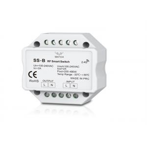 China AC Triac RF Smart LED Light Controller Switch 30m Remote Distance With Relay Output supplier