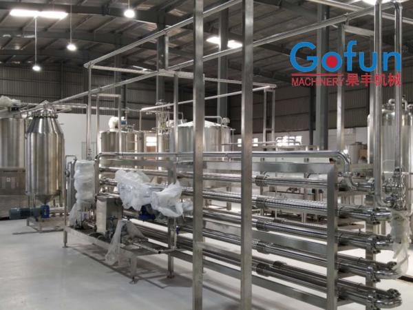 Máquina de esterilización de leche UHT Línea de procesamiento de salsa de leche Bajo consumo