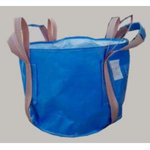 China Two Loop Blue Food Grade FIBC Circular FIBC Bag With 4 Lifting UV Treated supplier