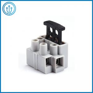 China UL94-V2 Rated Polyamide 66 M3 Screw 2 Pole Fuse Block Terminals FT06-2 32A 450V supplier