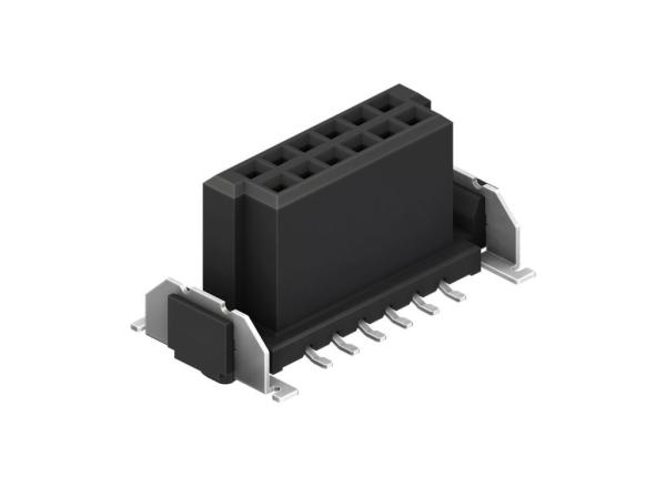 tablero de alta velocidad de 1.27m m para subir a los conectores que flotan al tablero al conector SMT del tablero