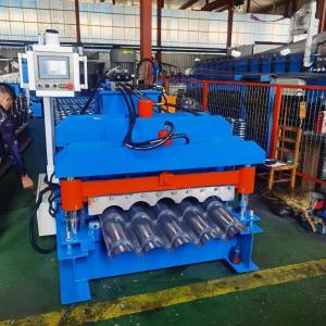 China Customized Roof Tile Roll Forming Machine 1000mm Steel PPGI 0.3-0.8mm supplier
