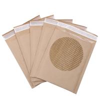 China Recyclable Kraft Honeycomb Paper Padded Mailers Self Adhensive Tape on sale