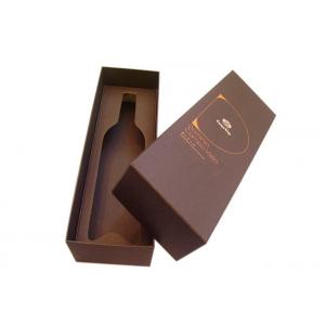 China Sliding Lid  Wine Glass Cardboard Gift Box , Wine Presentation Box Witn Window supplier
