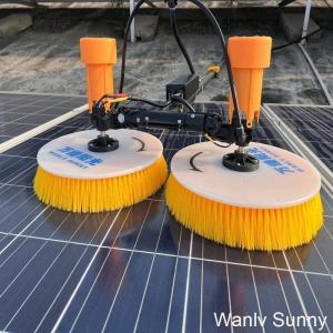 Solar Power Plant Maintenance Automation Double-Head Spin Washing Brush in Wuxi City