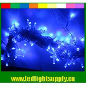 Strong PVC 100 bulbs 12v led string lighting warm white for outdoor