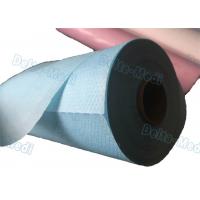 China Perforated Hospital Bed Sheets Disposable Examination Table Cover Roll PE Coated on sale