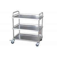 China 3 Layers Stainless Steel Medical Trolley Treatment Cart Hospital Cart (ALS-SS03) on sale