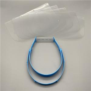 China CE Certificate Clear Transparent Anti Fog Face Shield Adjustable Elastic supplier