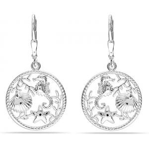 925 Sterling Silver Jewelry Tear-Drop Celtic Heart Love-Knot Cross Diamond-Cut Drop Dangle Leverback Earrings for Women