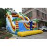 China 0.55mm PVC Tarpaulin Inflatable Wide Wave Slide Blow Up Arch Fireproof UV Protective wholesale