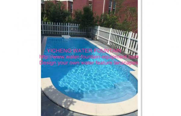 Swimming Pool Control System Above Ground Automatic Swimming Pool Cover Blue