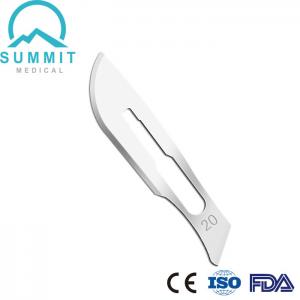 China Stainless Steel Surgical Scalpel Blade No 4 Handle supplier