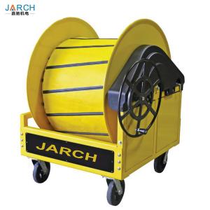 China Auto Retractable Hose Reel Hand Wheel Crank Pre Conditioned Air PCA With Cart hose reel machine supplier