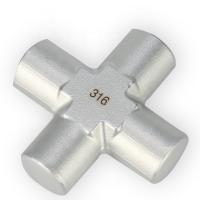 China Elbow Tee Cross Shaped Fittings Mould 6Mo Monel Stainless steel Alloy 304L 316L Duplex Die Mould Forging Forged Fittings on sale